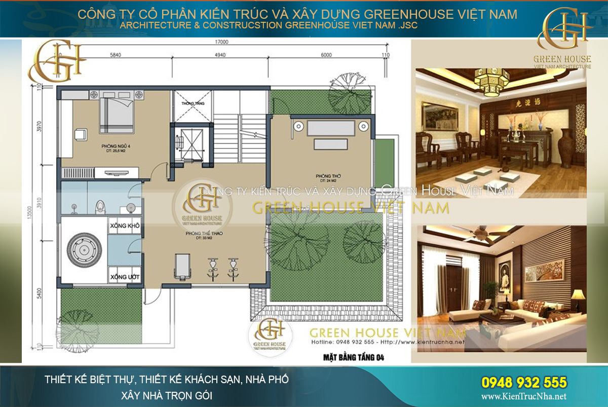 Ngôi nhà phố 4 tầng được thiết kế với các không gian sinh hoạt vô cùng hiện đại và tiện nghi như : phòng xông hơi hay phòng thể thao