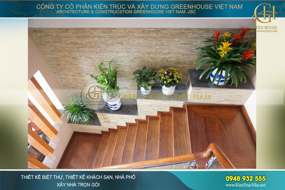 Cây cảnh được sử dụng để làm vật trang trí đẹp mắt trong không gian nội thất nhà phố