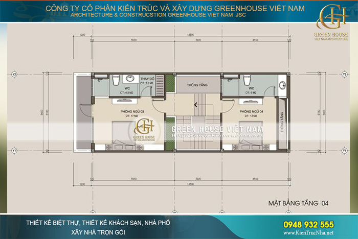 Tại mỗi phòng ngủ đều có nhà vệ sinh riêng để đảm bảo nhu cầu sinh hoạt cá nhân được riêng tư