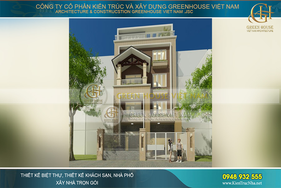 Không gian nhà phố hiện đại với kiến trúc khỏe khoắn, đường nét thiết kế sắc cạnh, ấn tượng