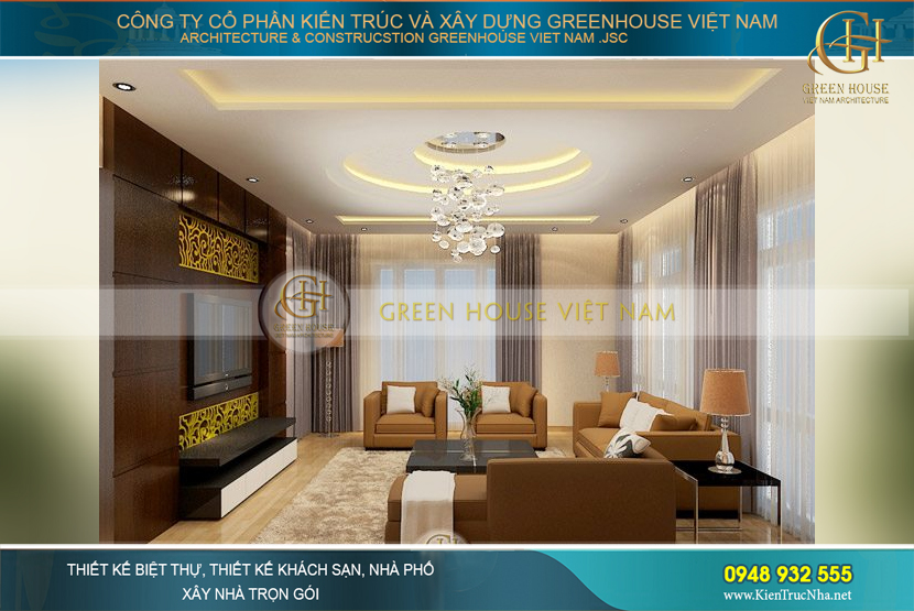 Không gian nội thất cùng các khu vực sinh hoạt, kinh doanh được phân chia một cách khoa học, hợp lý