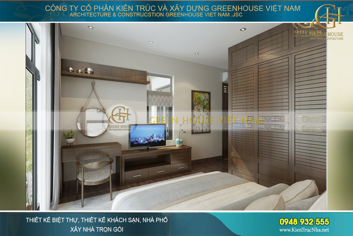 thiết kế nội thất nhà phố hiện đại 3 tầng Bắc Giang