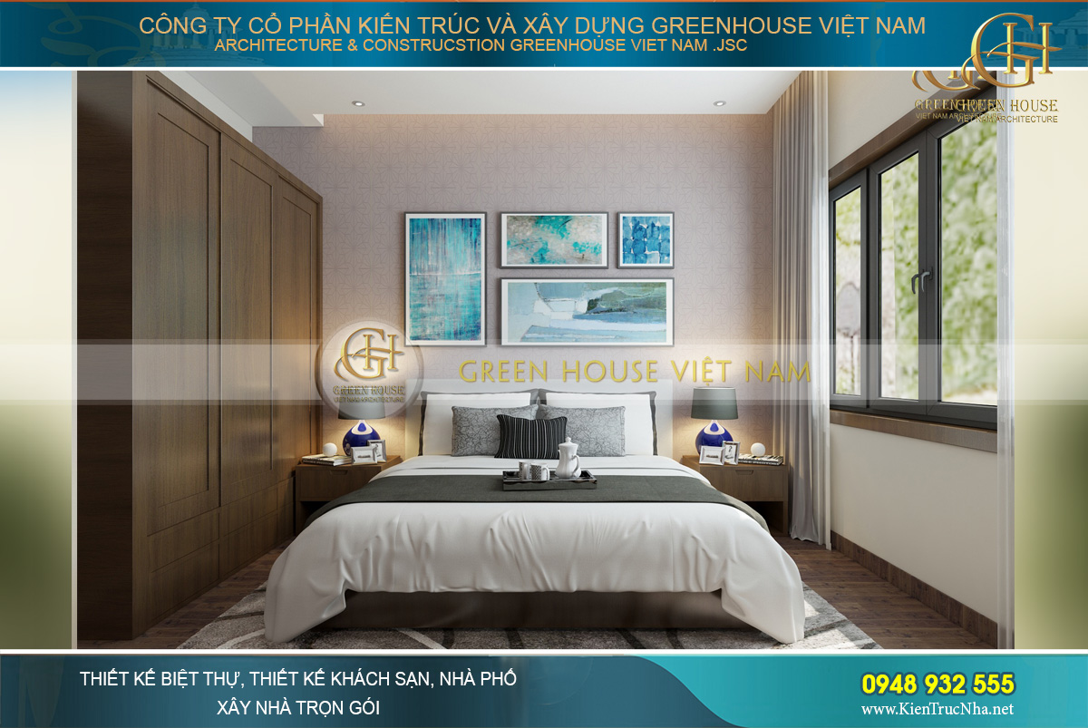 thiết kế nội thất nhà phố hiện đại 3 tầng Bắc Giang