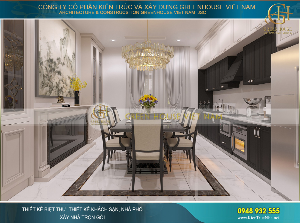 mẫu nội thất nhà phố hiện đại đẹp