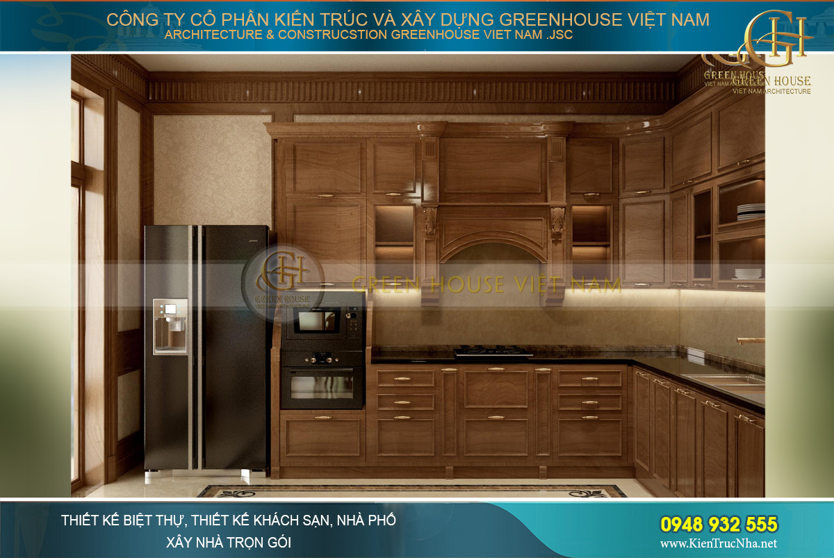 thiết kế nội thất biệt thự tân cổ điển