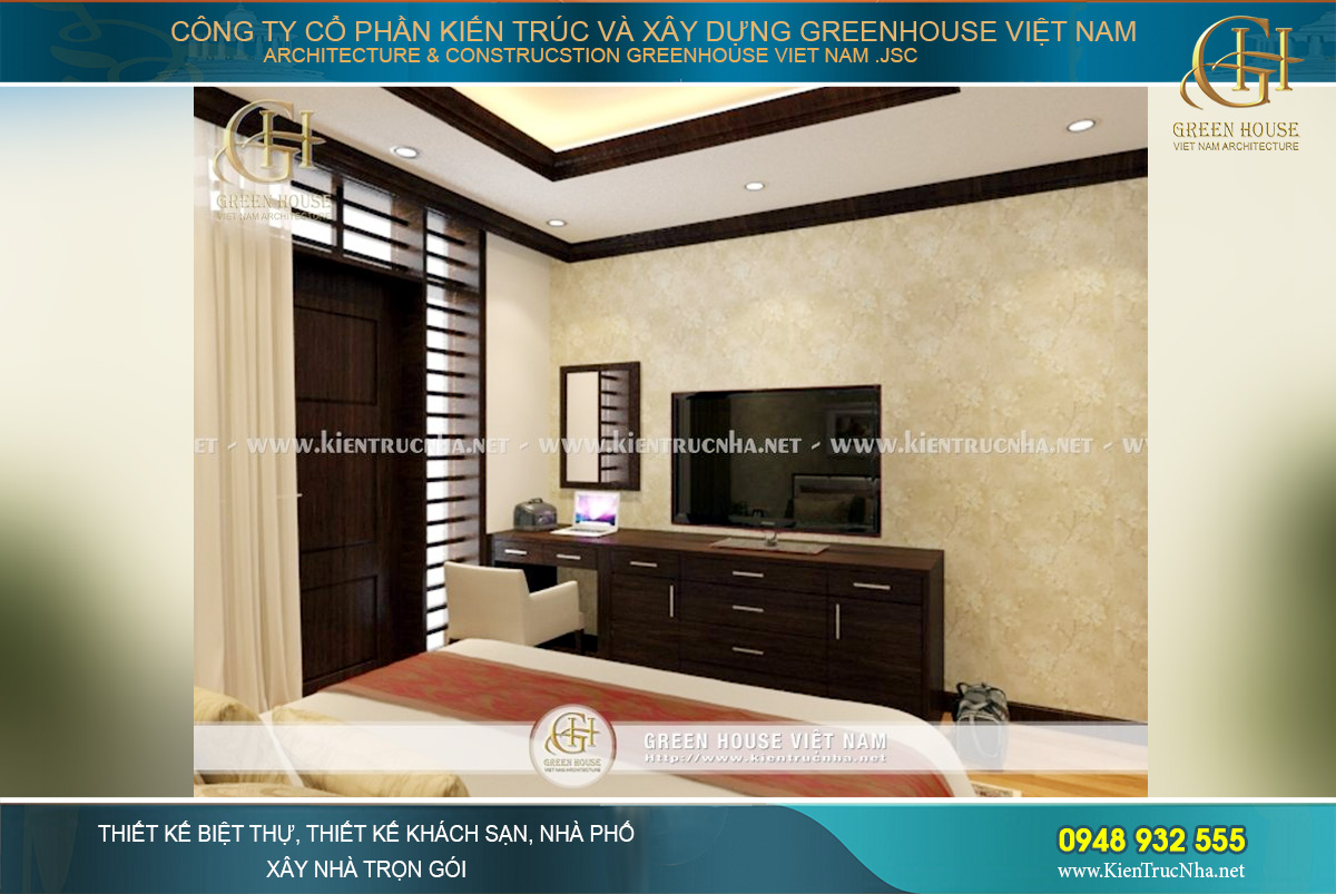 thiết kế biệt thự hiện đại á đông tại HÀ Nội