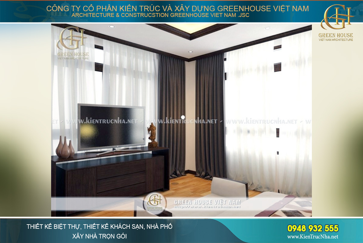 thiết kế biệt thự hiện đại á đông tại HÀ Nội