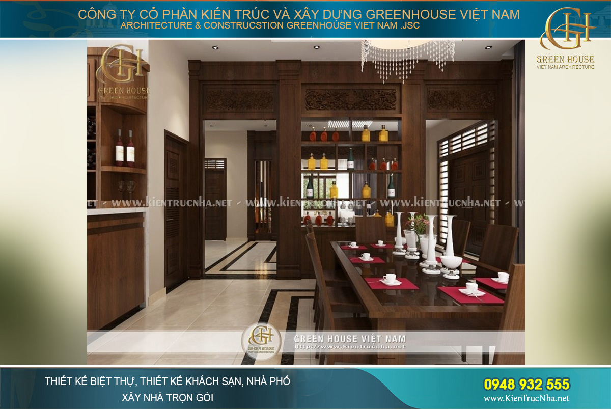 thiết kế biệt thự hiện đại á đông tại HÀ Nội