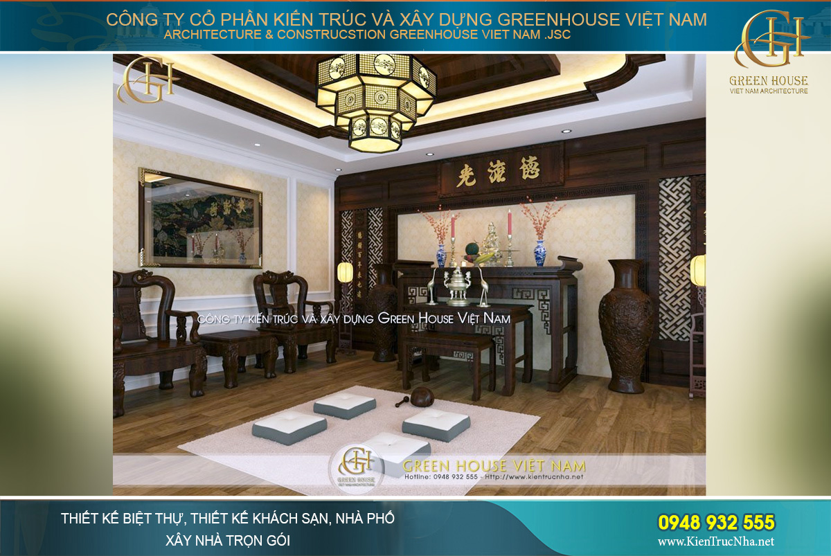 thiết kế nội thất biệt thự tân cổ điển tại Hà Nội