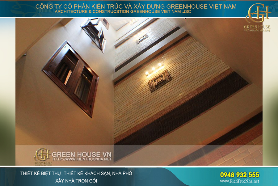 Green House đã tỉ mỉ sắp xếp từng viên gạch, bài trí từng khung cửa sổ để mang đến sự thoải mái nhất cho các thành viên trong gia đình