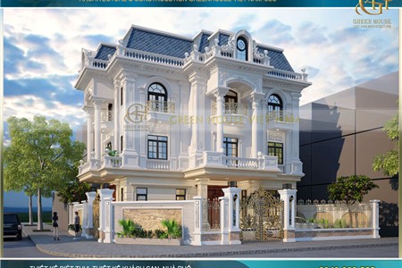 Chiêm ngưỡng những mẫu biệt thự tân cổ điển 3 tầng đẳng cấp châu Âu