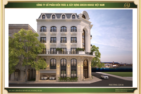 Tham khảo mẫu thiết kế biệt thự mái mansard sang trọng nhất năm 2021