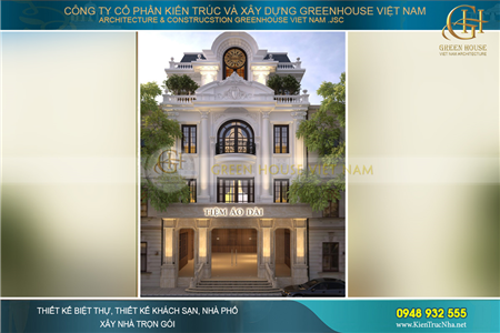 Thiết kế biệt thự tân cổ điển 3 tầng tại Bắc Giang : Tinh tế và sang trọng