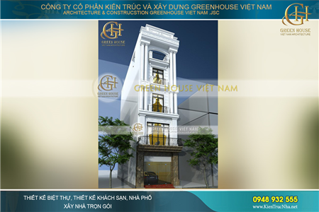 Nhà phố tân cổ điển – vẻ đẹp sang trọng trong lòng thành phố hiện đại
