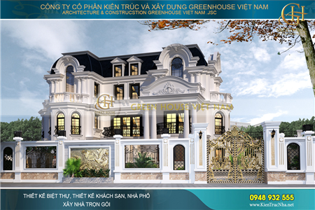 Bộ sưu tập những mẫu biệt thự cổ điển đẹp đến xiêu lòng của năm 2018