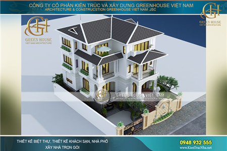Những mẫu biệt thự mái Thái đẹp duyên dáng của GreenHouse Việt Nam