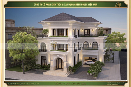 Mẫu biệt thự tân cổ điển đẹp xuất sắc - Khẳng định đẳng cấp gia chủ