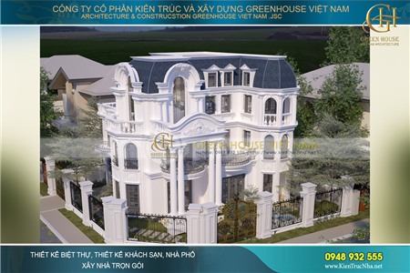 Chiêm ngưỡng những mẫu biệt thự tân cổ điển 3 tầng đẳng cấp châu Âu tại Bình Dương