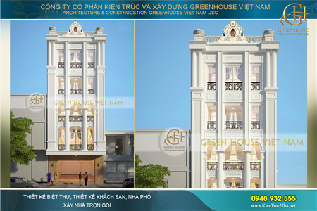 Ngây ngất với những mẫu nhà phố giả biệt thự tân cổ điển đẹp nhất tại Hà Nội
