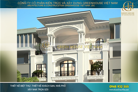 Nhà phố 4 tầng, mặt tiền 12m hướng ngoại tinh tế trong từng đường nét