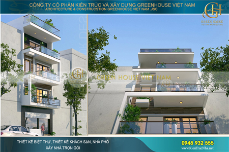 Mang thiên nhiên xanh tươi vào thiết kế nhà phố hiện đại tại Hà Nội