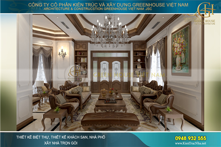 Những không gian phòng khách tân cổ điển được vẽ lên bởi cảm xúc thăng hoa và tinh tế