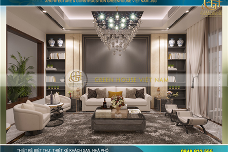 Thiết kế nội thất nhà phố 4 tầng đẹp thanh lịch, trang nhã tại Bắc Giang