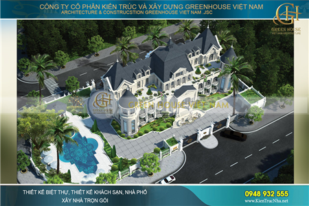 Choáng ngợp hơn 300 mẫu lâu đài dinh thự 4 tầng đẹp nhất 