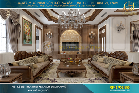 Lộng lẫy, sa hoa với những thiết kế nội thất biệt thự tân cổ điển đẹp hoàn mỹ