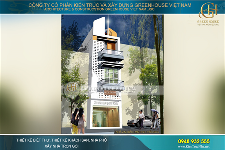 Nhà phố hiện đại 4 tầng kết hợp kinh doanh sang trọng tại Bắc Giang