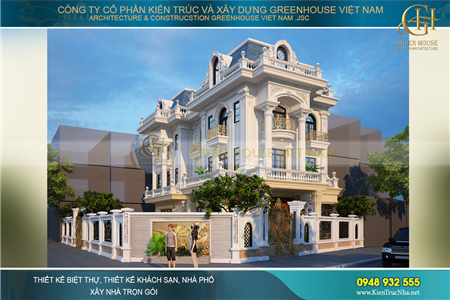 Lựa chọn những mẫu biệt thự tân cổ điển đẹp hoàn mỹ phù hợp với gia chủ mệnh Kim