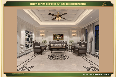 Đơn vị thiết kế nội thất nhà phố tân cổ điển đẹp, sang trọng Hà Nội