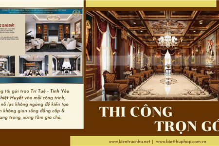 Dịch vụ thiết kế thi công trọn gói nhà ở ĐẸP & CHUYÊN NGHIỆP nhất hiện nay