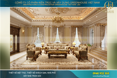 TOP 10+ mẫu nội thất biệt thự cổ điển sang trọng bậc nhất 