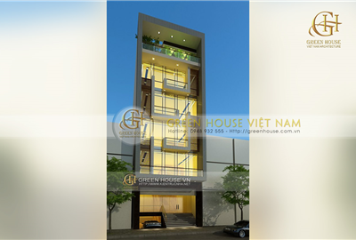 Nhà phố kết hợp làm văn phòng 6 tầng hiện đại tại Bắc Giang