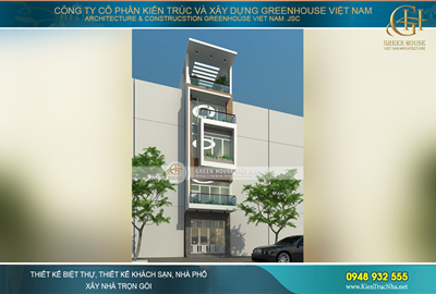Thiết kế nhà ống 4 tầng 1 tum diện tích 80m2 tại Hà Nội