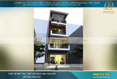 Nhà lô hiện đại 4 tầng mặt tiền 5m rộng 115m2 tại Hải Phòng