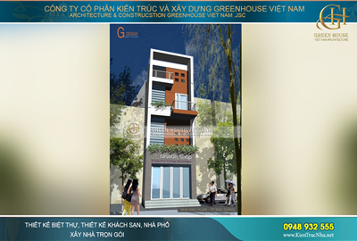Thiết kế nhà ống 4 tầng mặt tiền 4m kết hợp kinh doanh thời trang