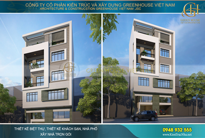 Mẫu nhà phố hiện đại 6 tầng mặt tiền 7m