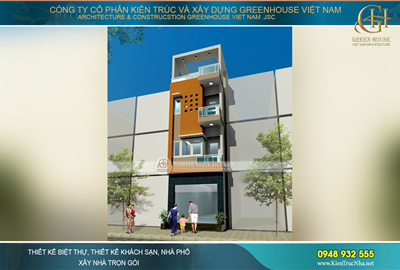 Mẫu nhà ống 4 tầng 3 phòng ngủ mặt tiền 4m hiện đại tại Ninh Bình
