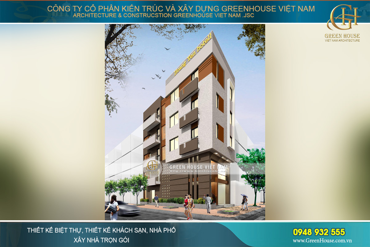khách sạn mini 5 tầng
