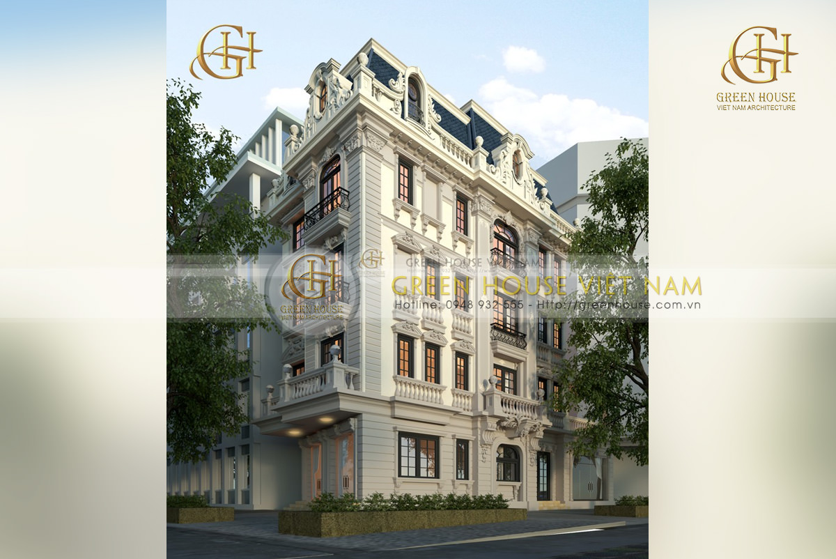 biệt thự 4 tầng cho thuê văn phòng