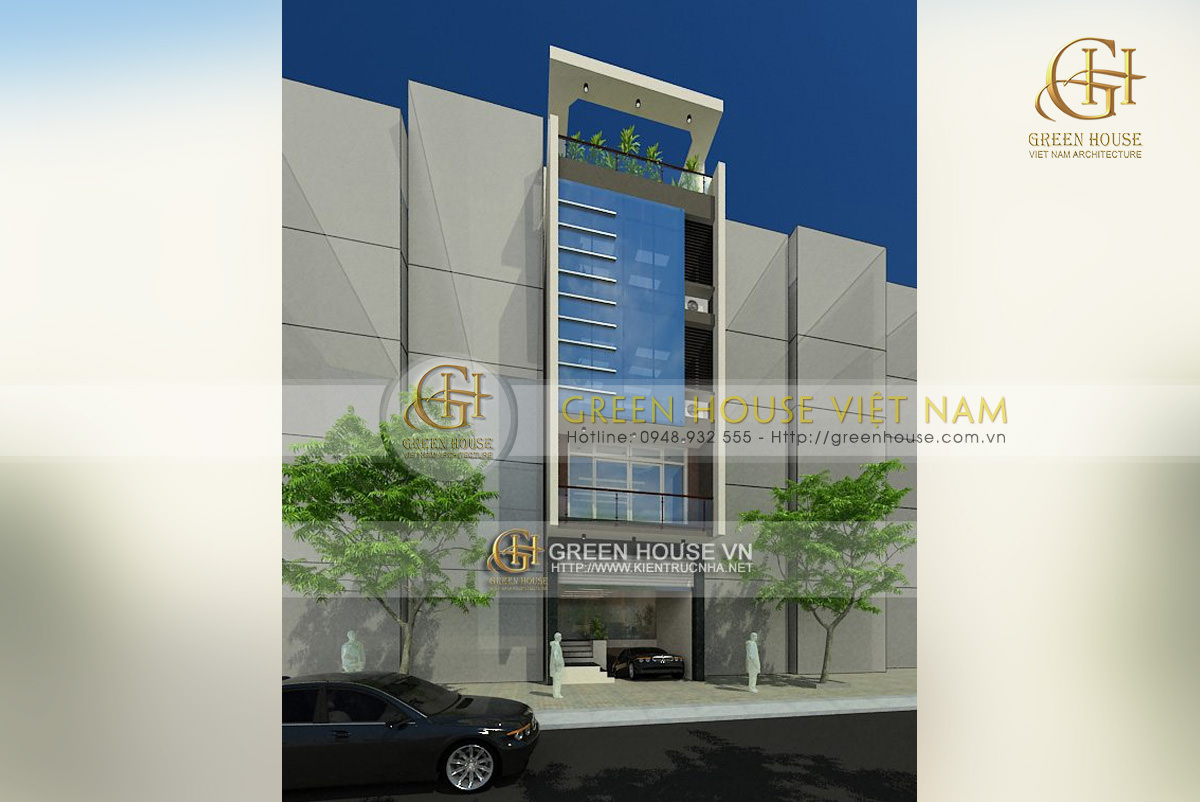 nhà ống kết hợp văn phòng