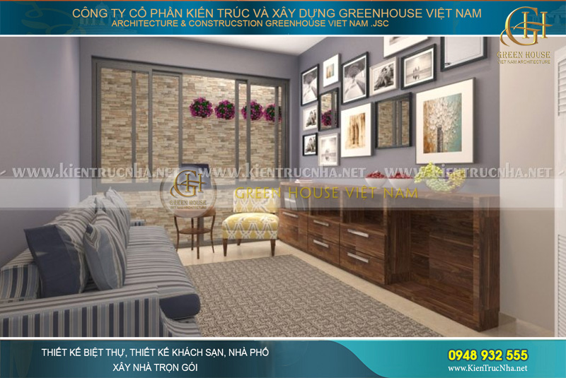 nội thất nhà phố hiện đại