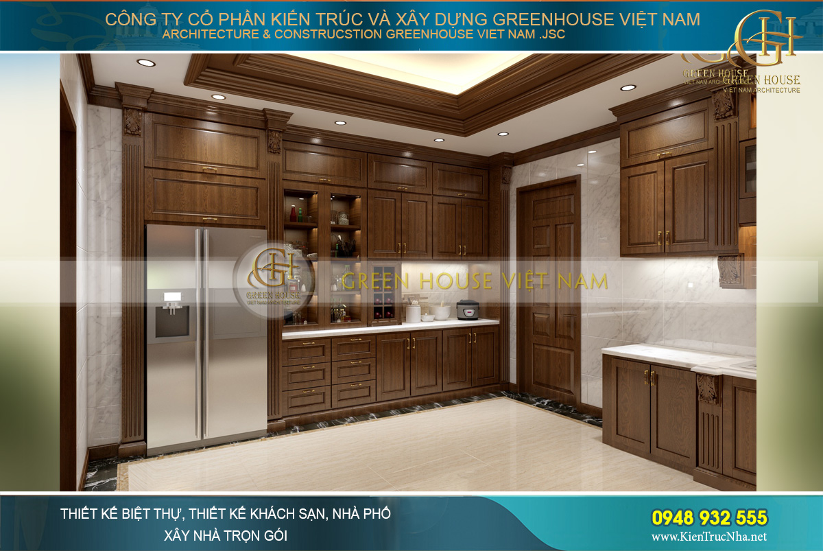 thiết kế nội thất biệt thự tân cổ điển đẹp