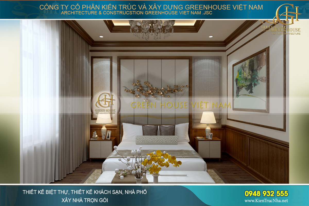 thiết kế nội thất biệt thự tân cổ điển đẹp