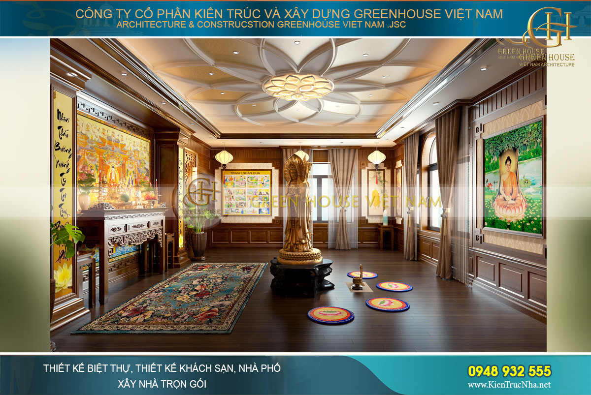 thiết kế nội thất biệt thự tân cổ điển đẹp