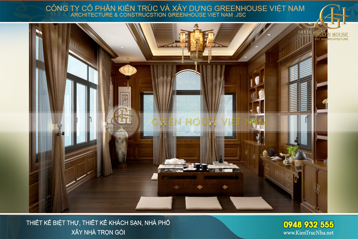 thiết kế nội thất biệt thự tân cổ điển đẹp