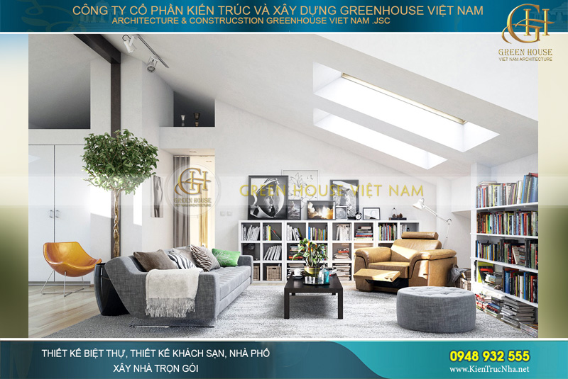 thiết kế giếng trời theo phong thủy