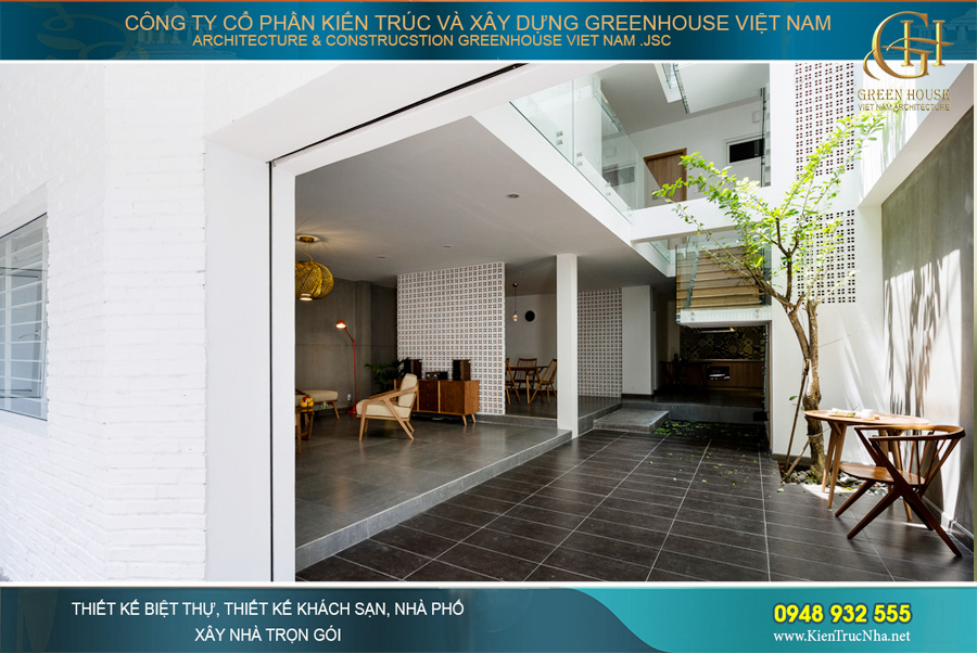 thiết kế giếng trời theo phong thủy